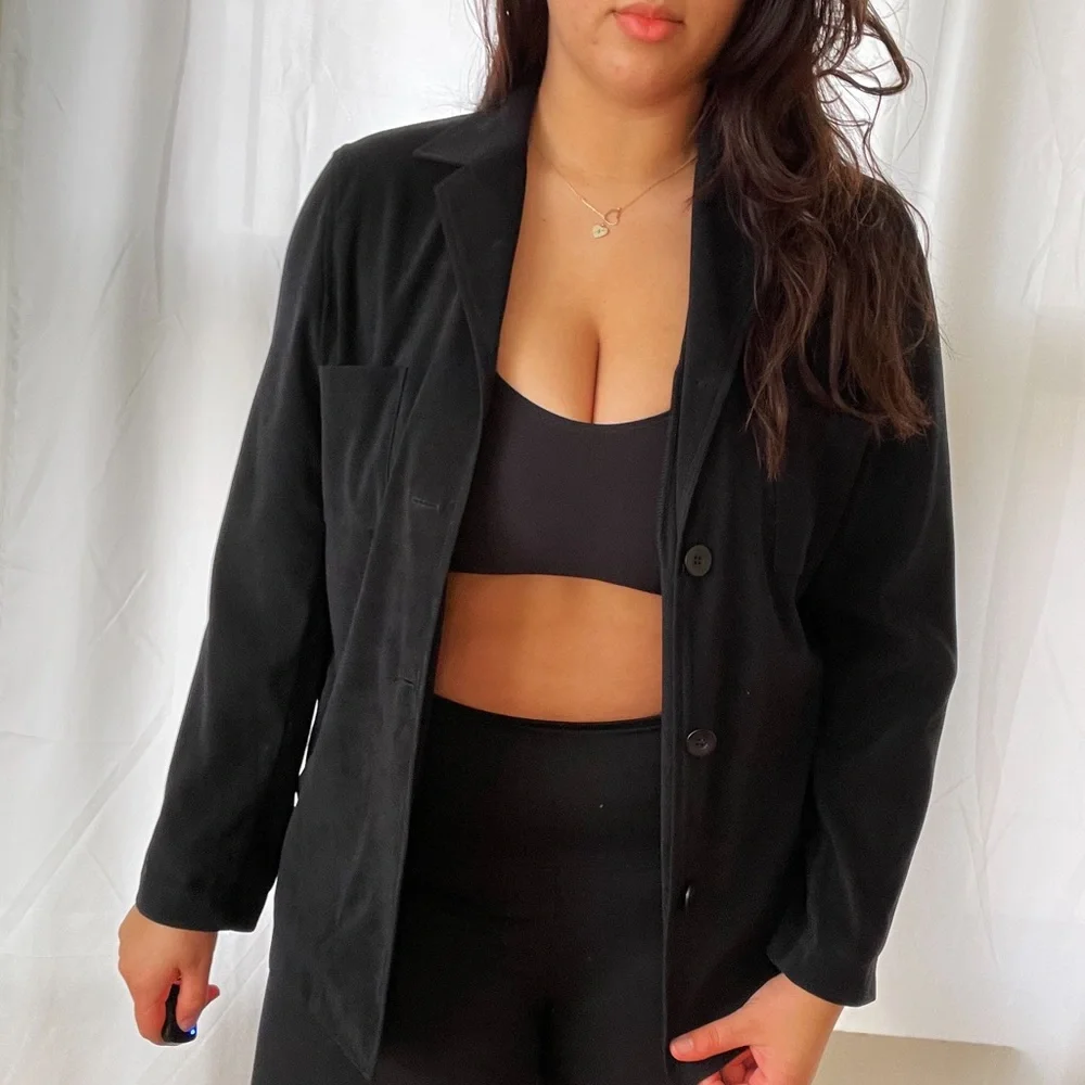 90s suede blazer - Picture 2 of 6